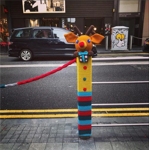 This reindeer is prepared for Xmas!