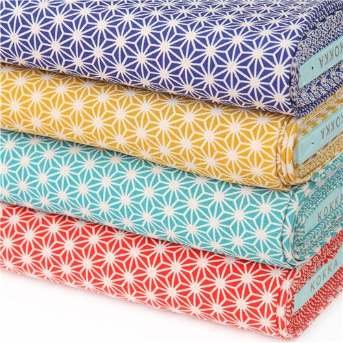 These are gorgeous Futakoshi Chirimen with the asanoha pattern design
