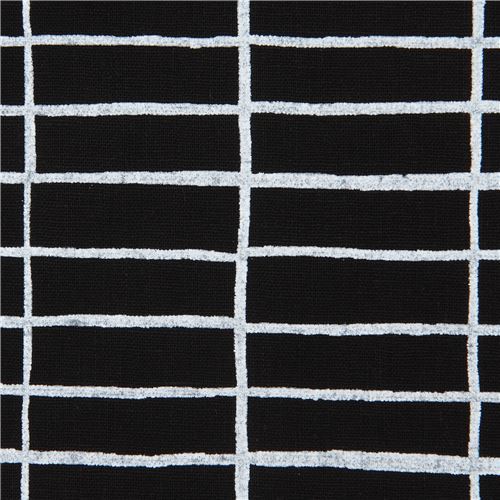 rectangle pattern fabric by Robert Kaufman in linen and cotton