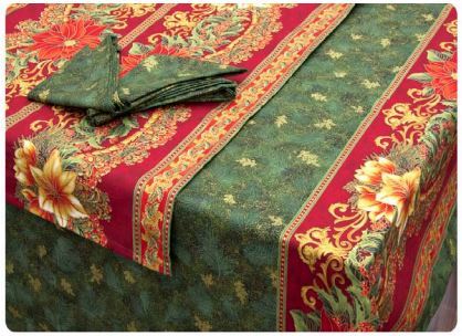 Table Cloth, Table Runner and Napkins 1