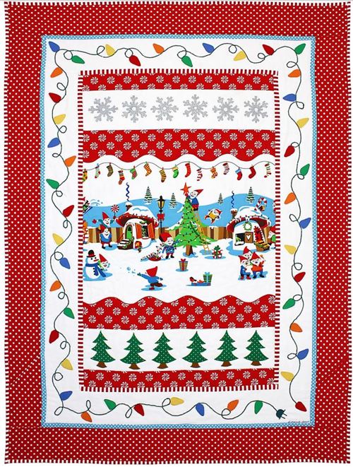 Holly Jolly Gnomes Quilt