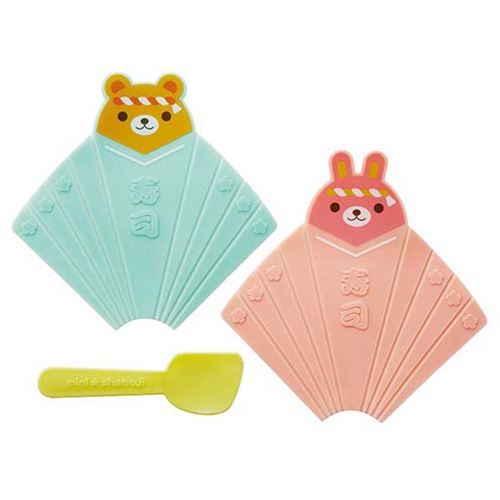2 animal temaki sushi food shaper with spoon by Torune