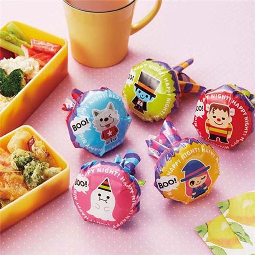 Halloween bento box food rice ball wrapping papers