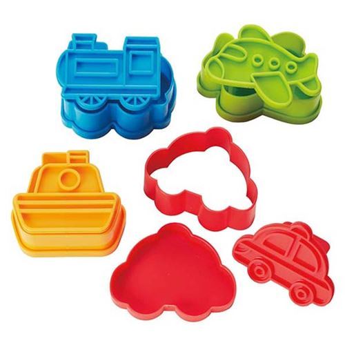 boat airplane train car transport vehicle Bento food cutters