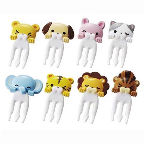 cat tiger rabbit animal food picks for Bento Box Lunch Box