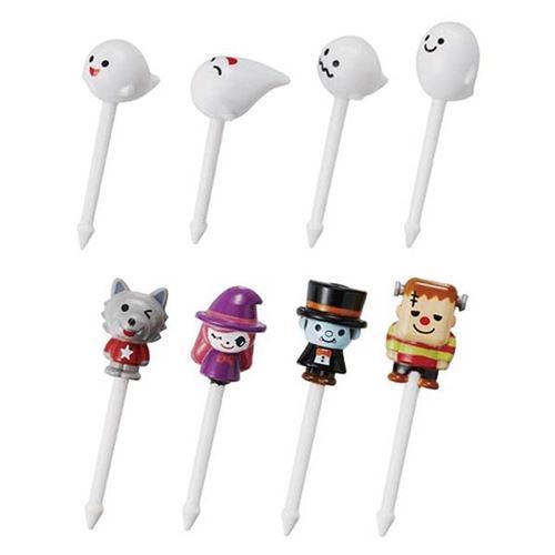 ghost Halloween monster food picks for Bento Box Lunch Box