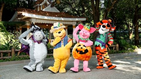 It's Winnie the Pooh and his friends