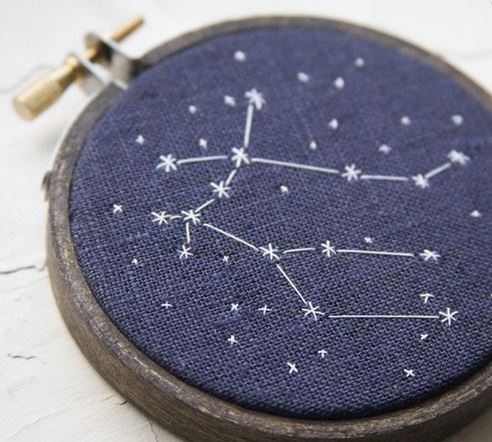 Beautiful constellation design by lilyandcompany.wordpress.com
