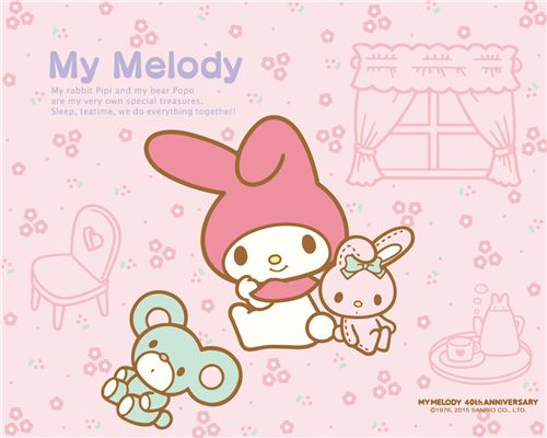 My Melody is a super popular character all over the world!