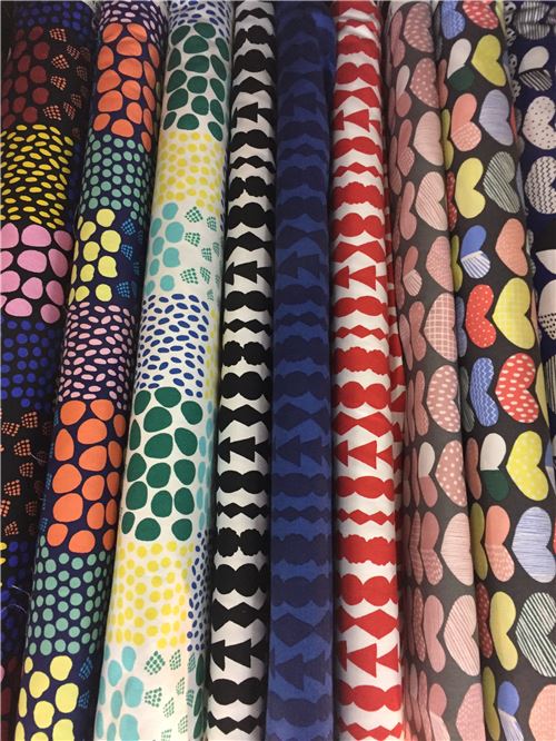Beautiful fabric with patterns