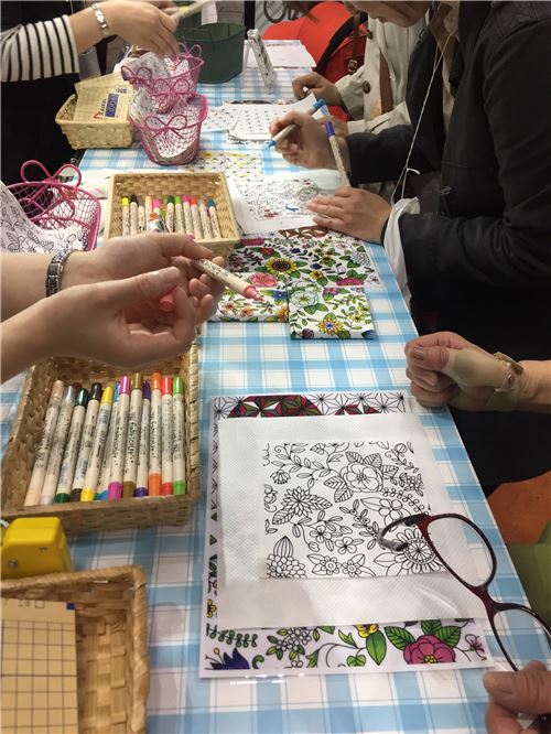 People of all ages can enjoy drawing and coloring in