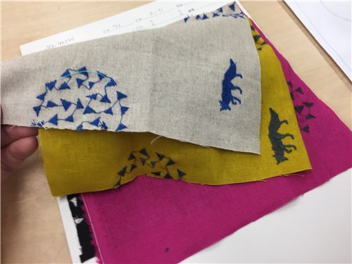 Echino fabric samples