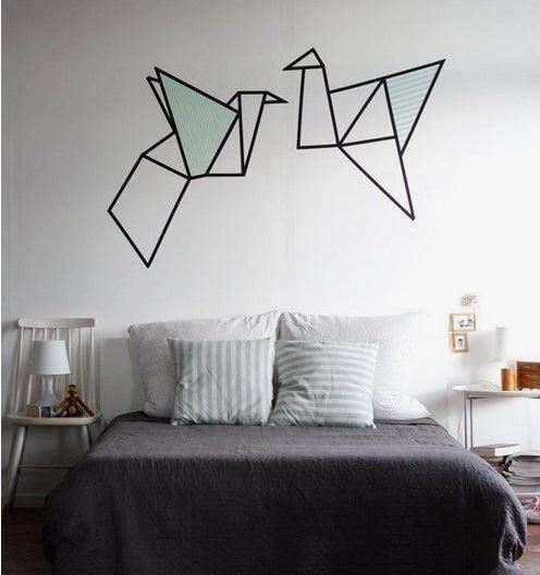Origami washi tape art is awesome! Image from buzzfeed.com