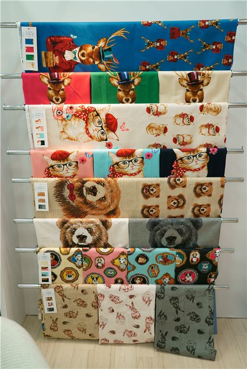 Trefle fabrics on display