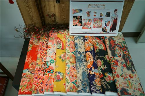 Many colorful and gorgeous fabric bolts
